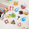 15 pieces Cute Cartoon Emoji Face Arylic Metal Hair Clip, adorable Hair Claws, Creative Funny Hair Accessories, Gift for Women